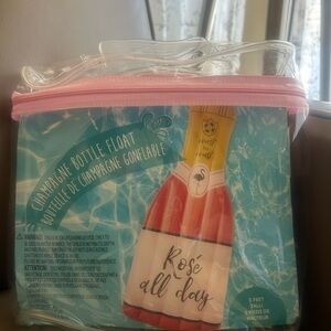 Rose All Day Champagne Bottle Float 5 feet tall!